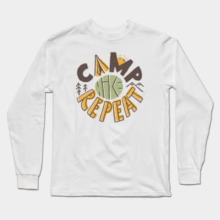 Camp Hike Repeat Long Sleeve T-Shirt